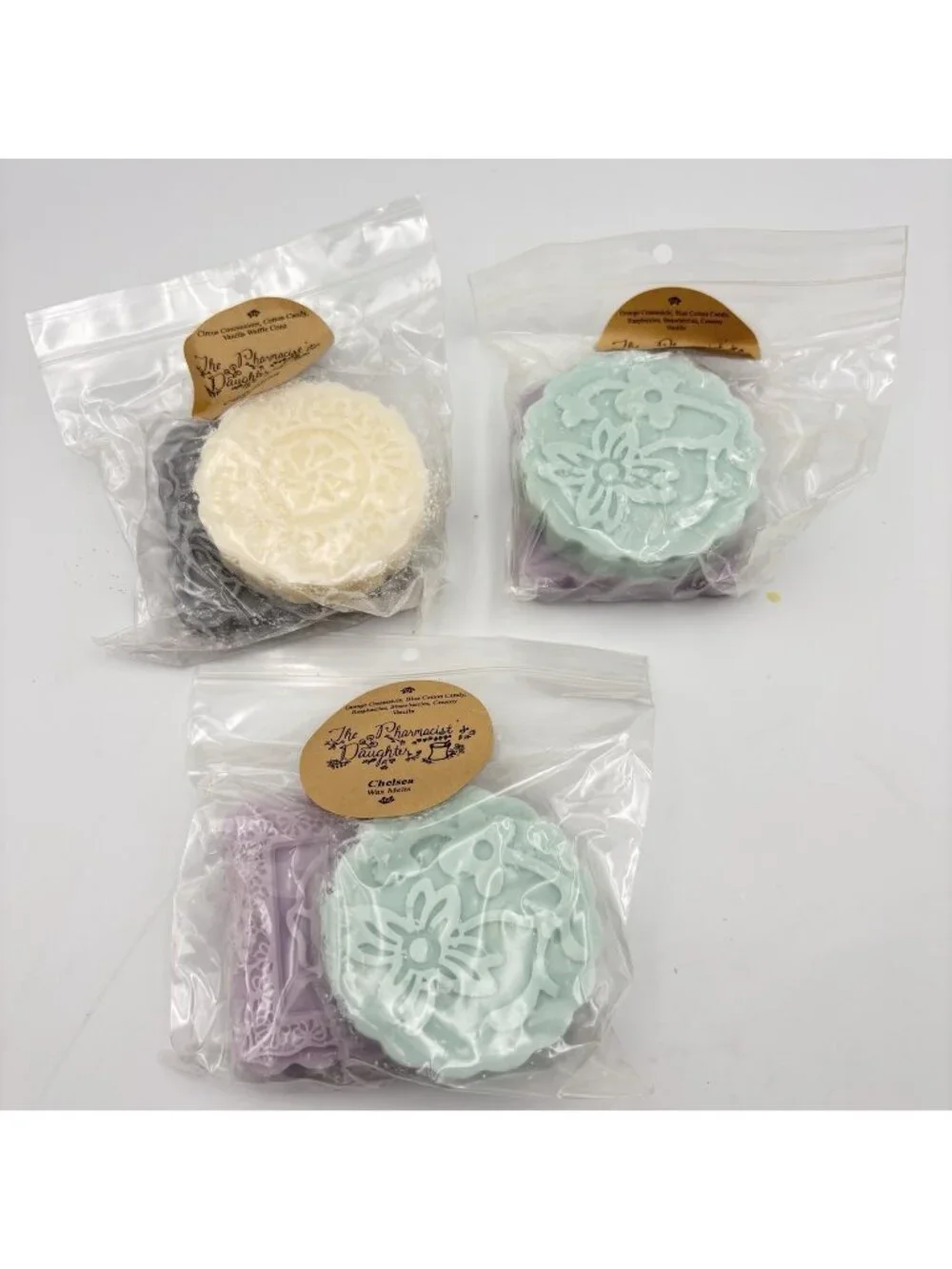 The Pharmacist’s Daughter Vendor Wax Melts 3 Pack Tiles Chelsea Coney Island 2”